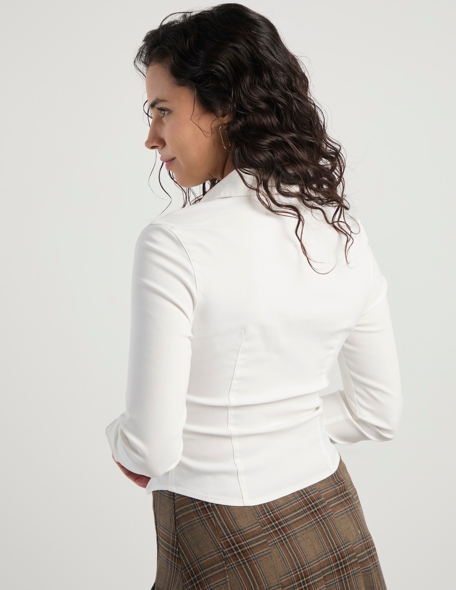 Blusa manga larga para mujer 6