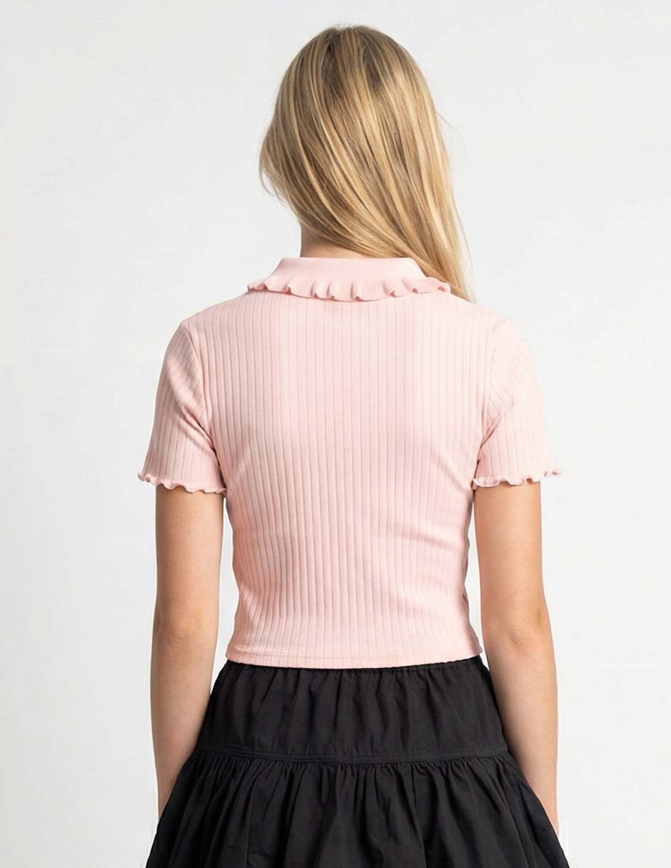 Playera tipo polo para mujer 2