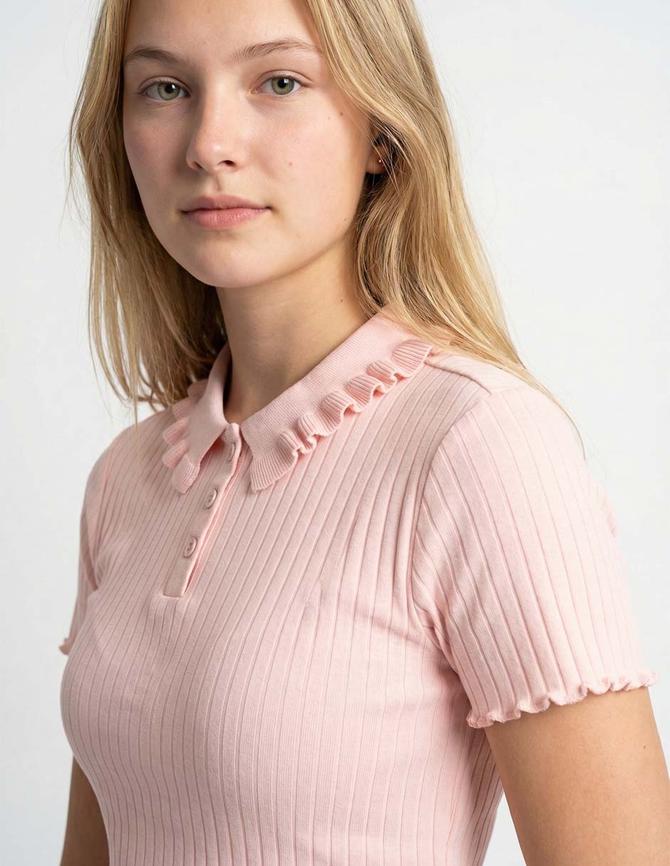 Playera tipo polo para mujer 4