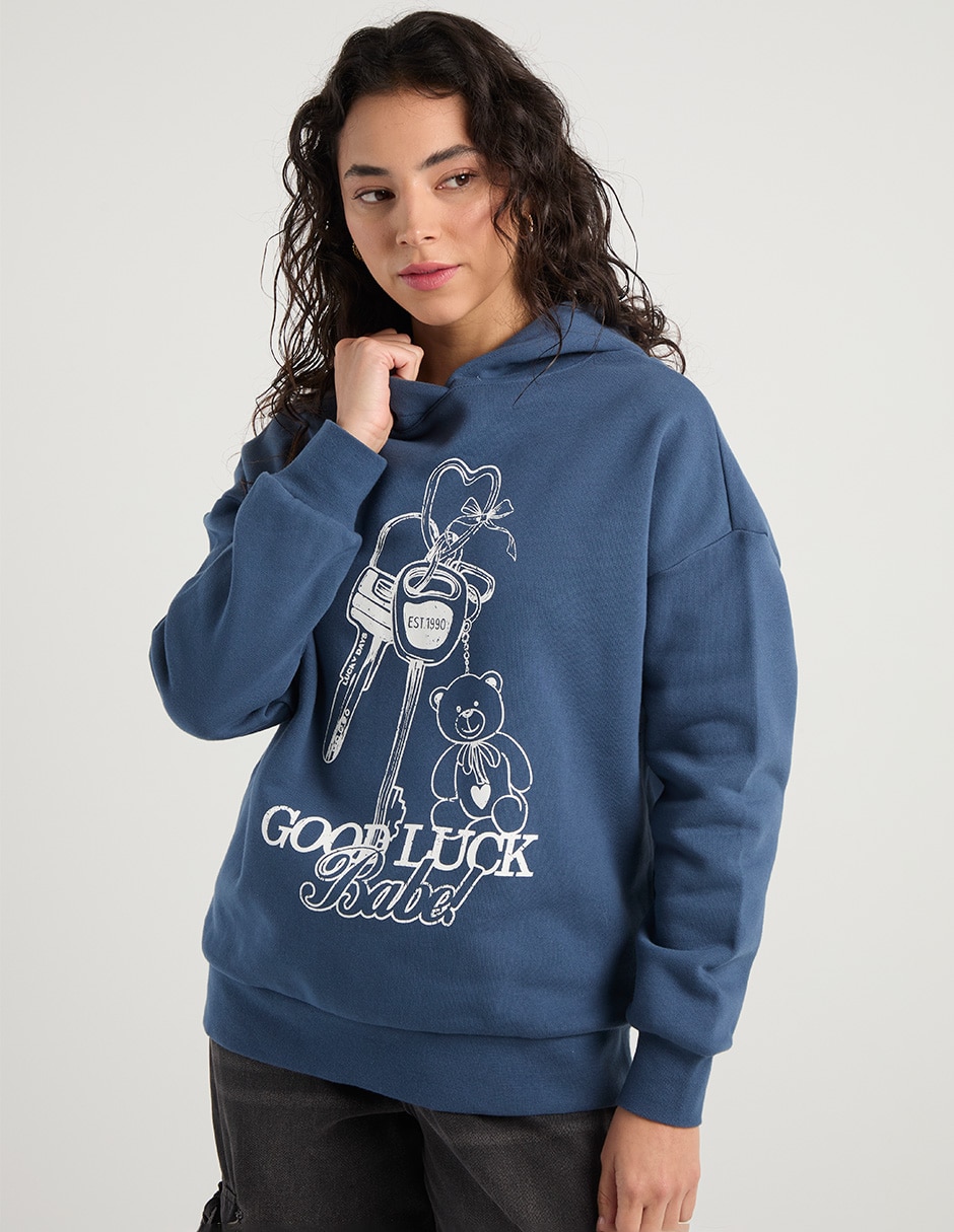 Sudadera con capucha para mujer