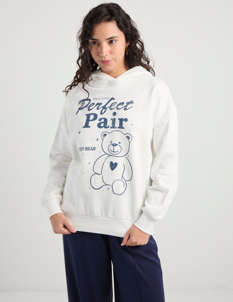 Sudadera con capucha para mujer