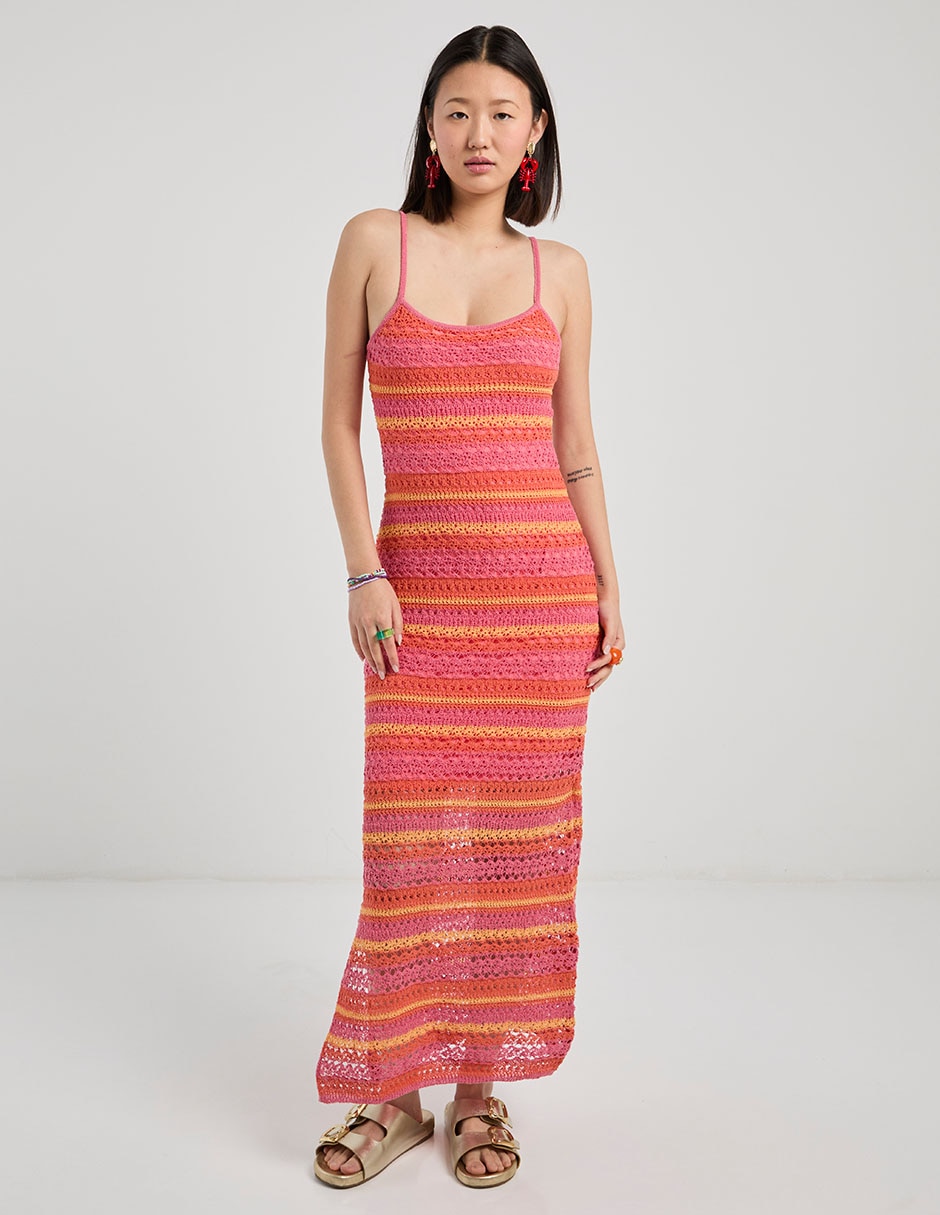 Vestido largo playa para mujer 3