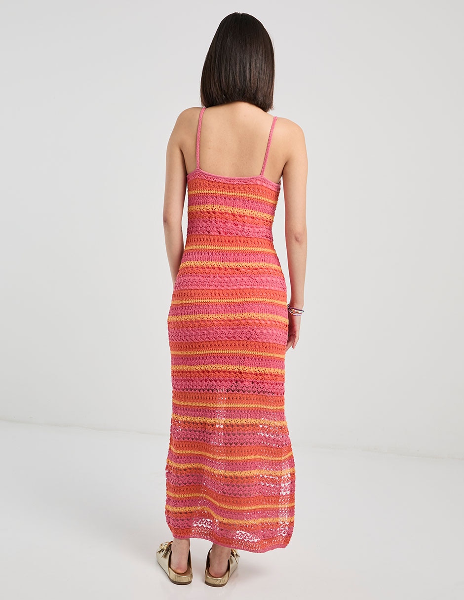 Vestido largo playa para mujer 6