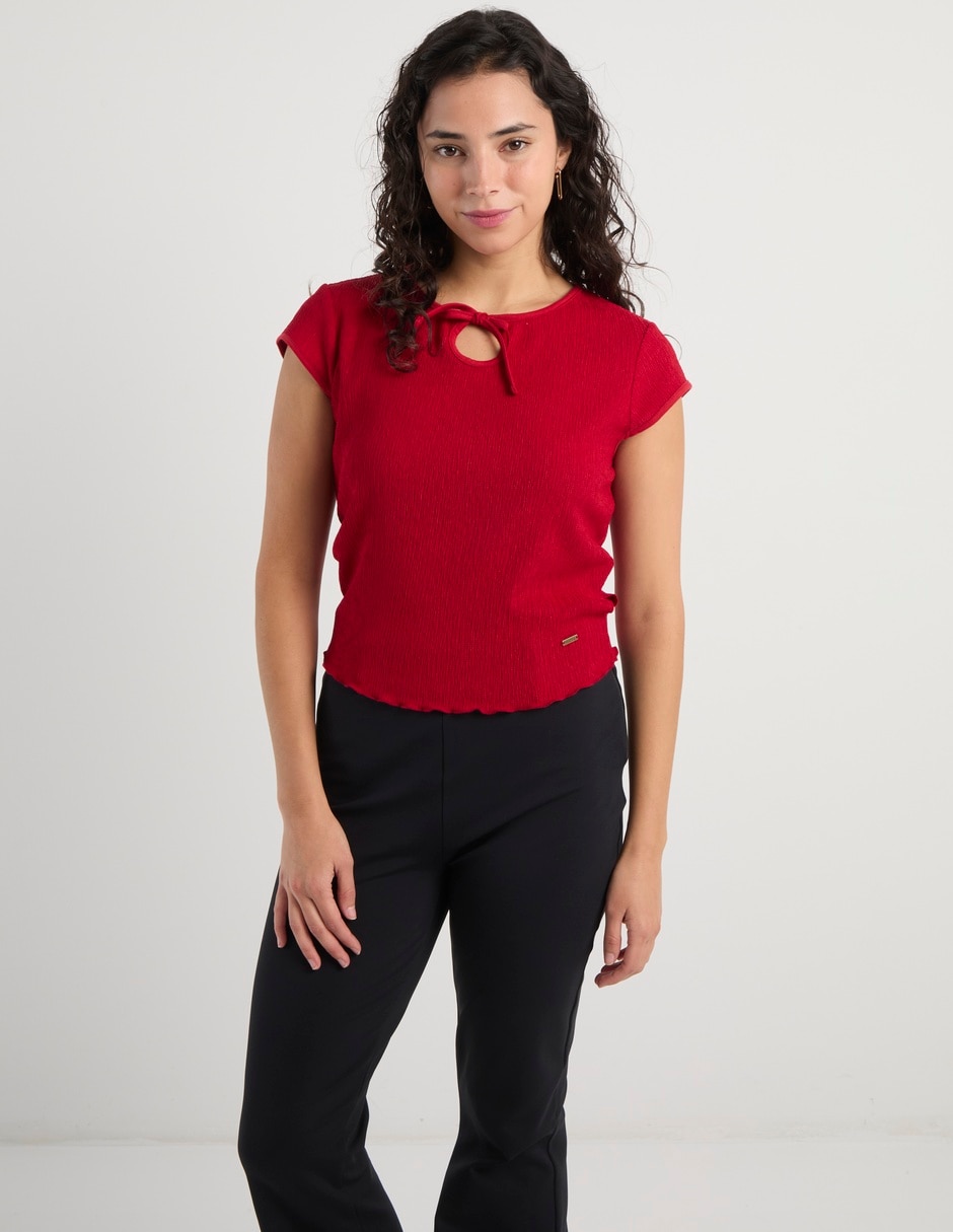 Blusa manga corta para mujer 2