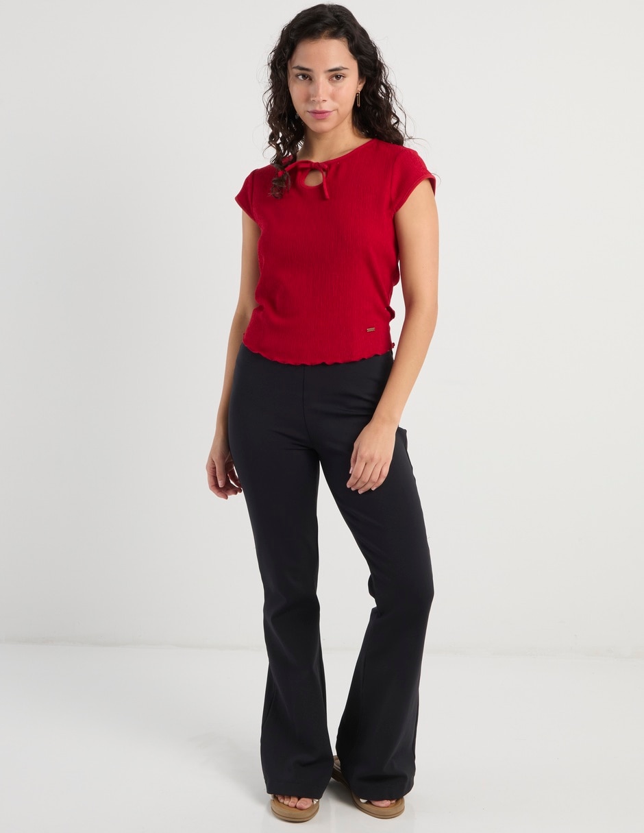 Blusa manga corta para mujer 3