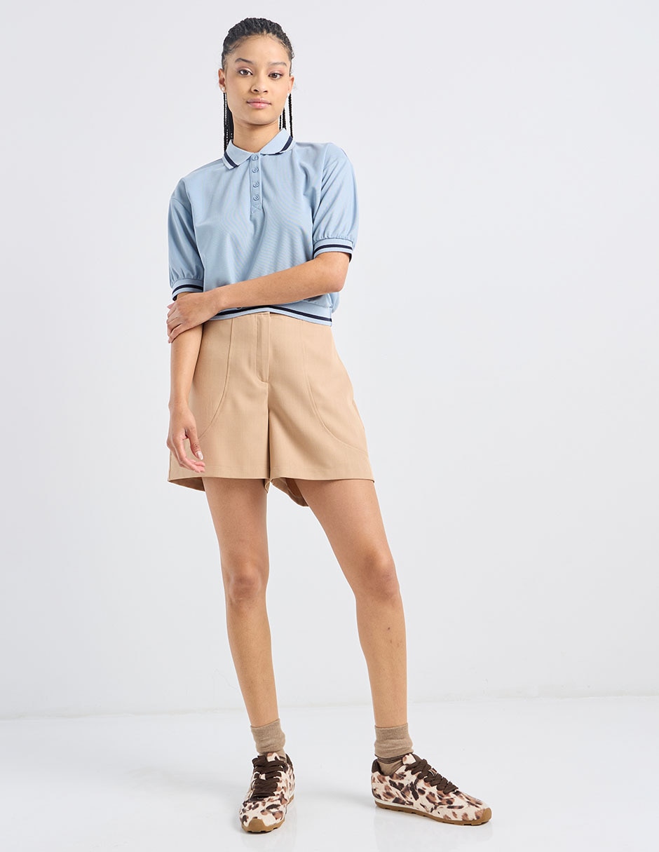 Playera tipo polo para mujer 3