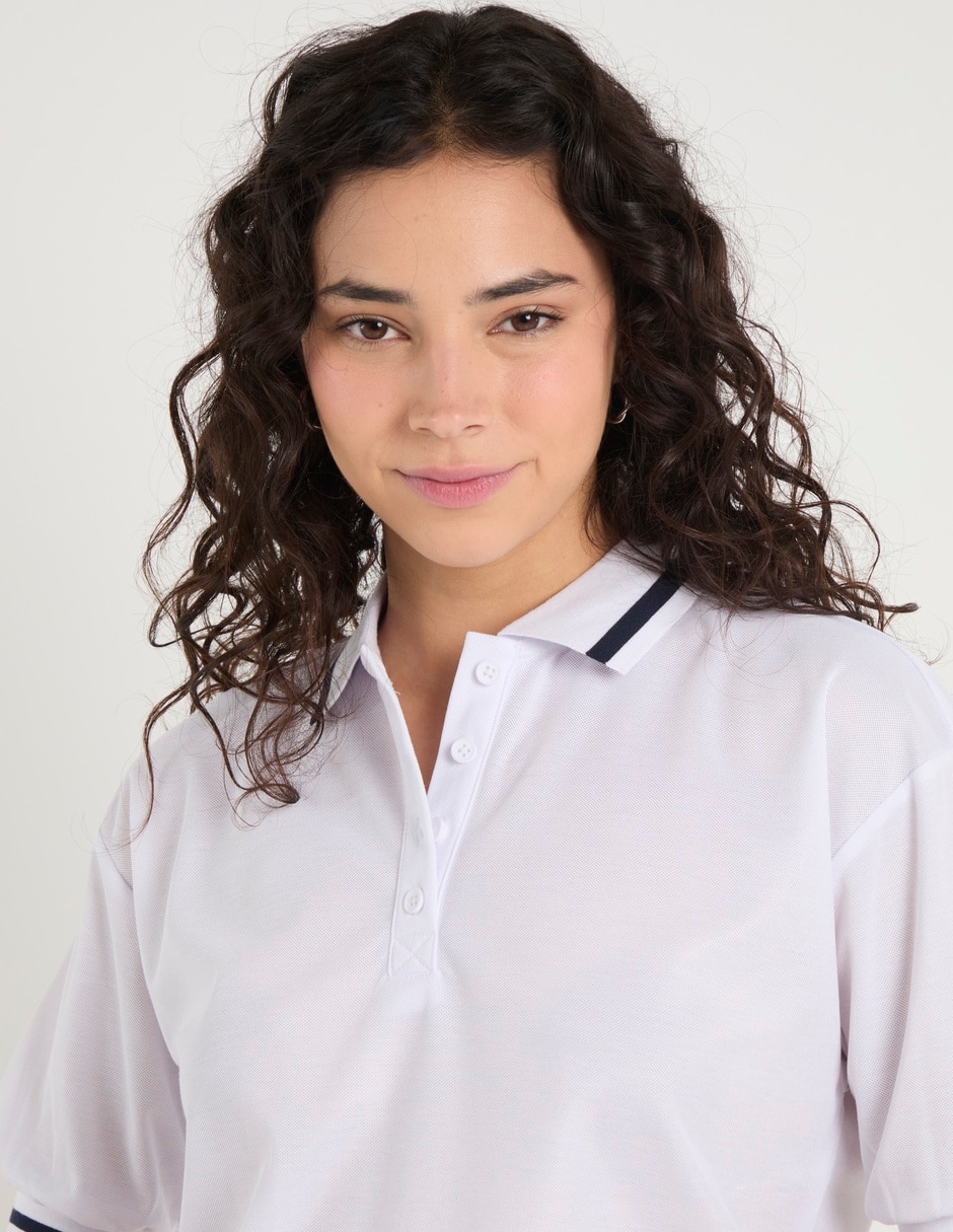 Playera tipo polo para mujer 5