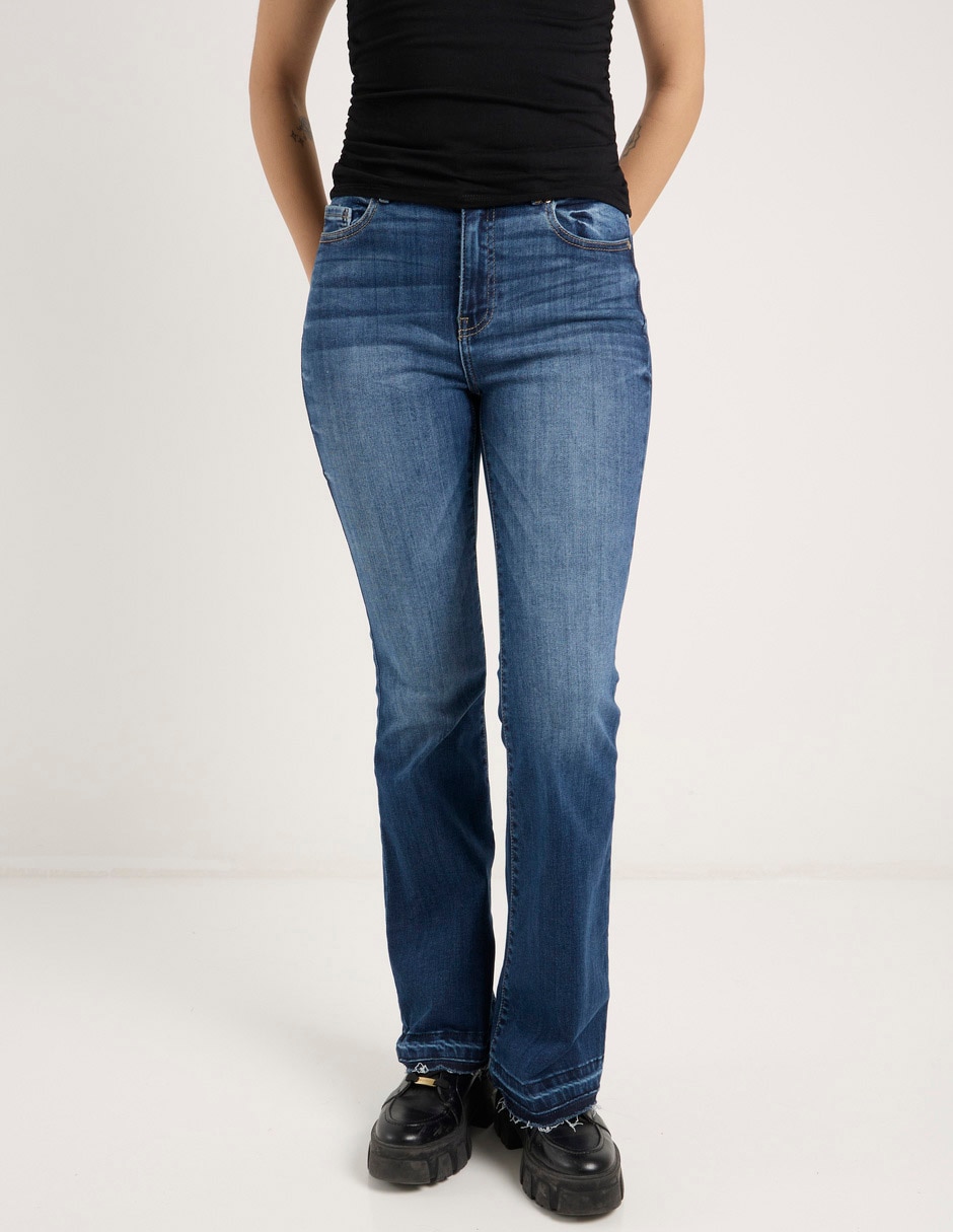 Jeans bota para mujer