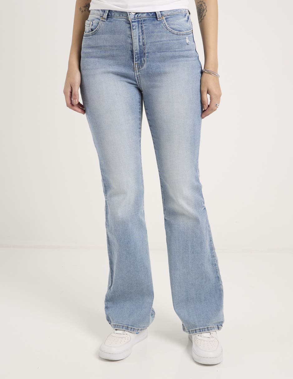 Jeans bota para mujer