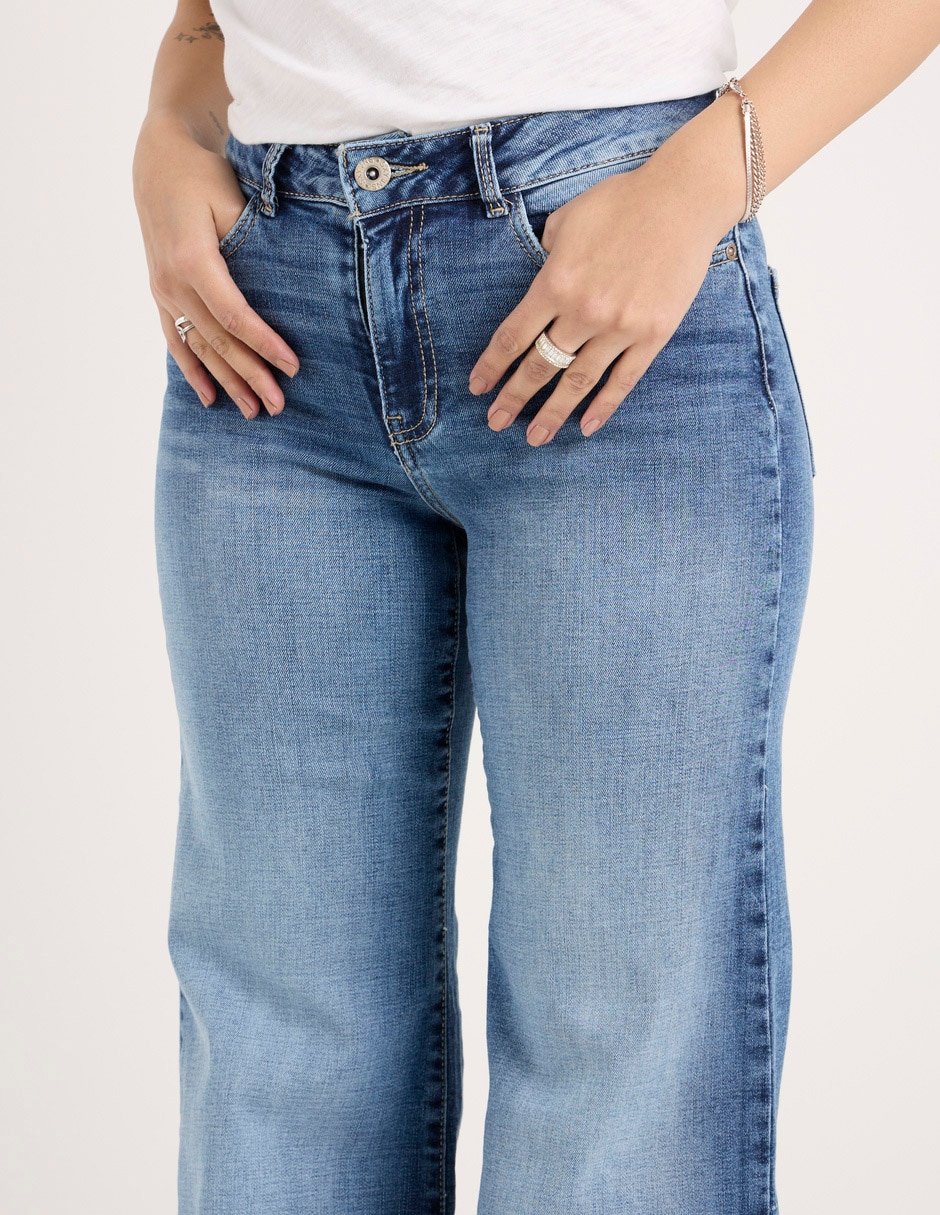 Jeans wide leg para mujer 4
