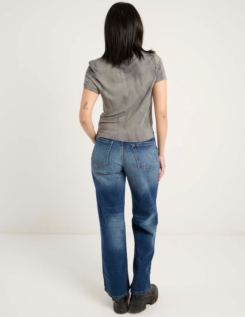 Jeans straight para mujer 2