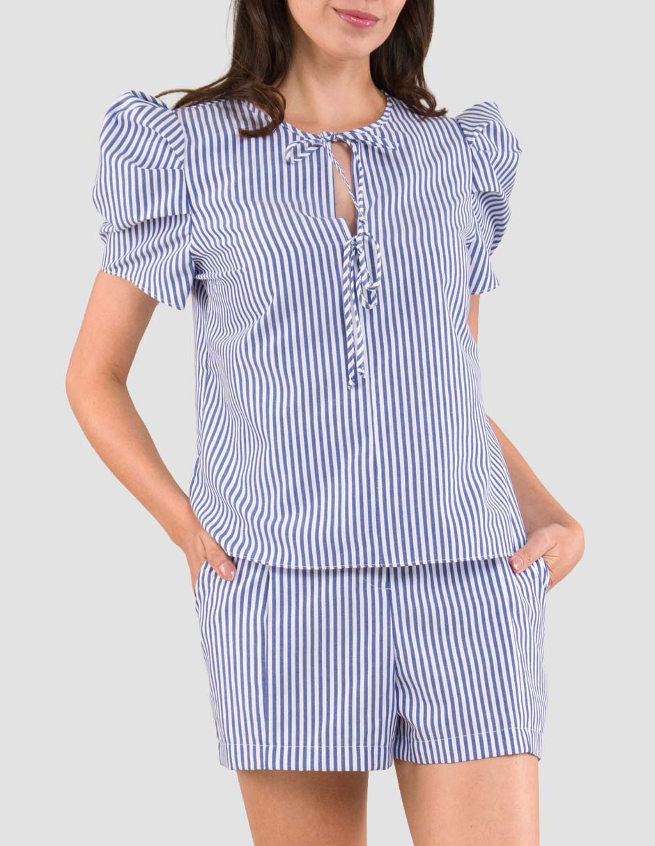 Blusa manga corta para mujer 5