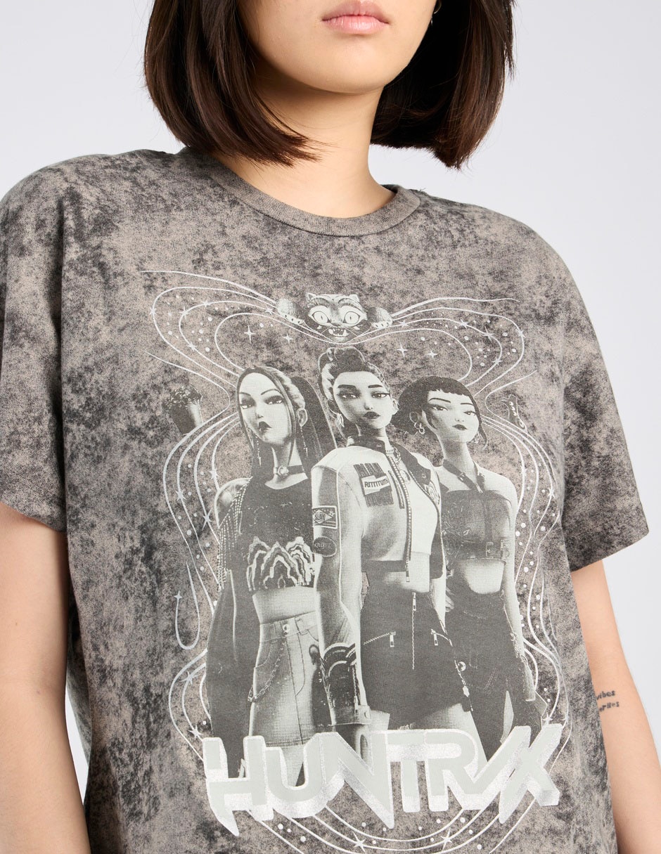 Playera manga corta cuello redondo para mujer 5
