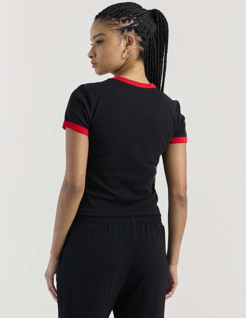 Playera manga corta That's It cuello redondo para mujer
