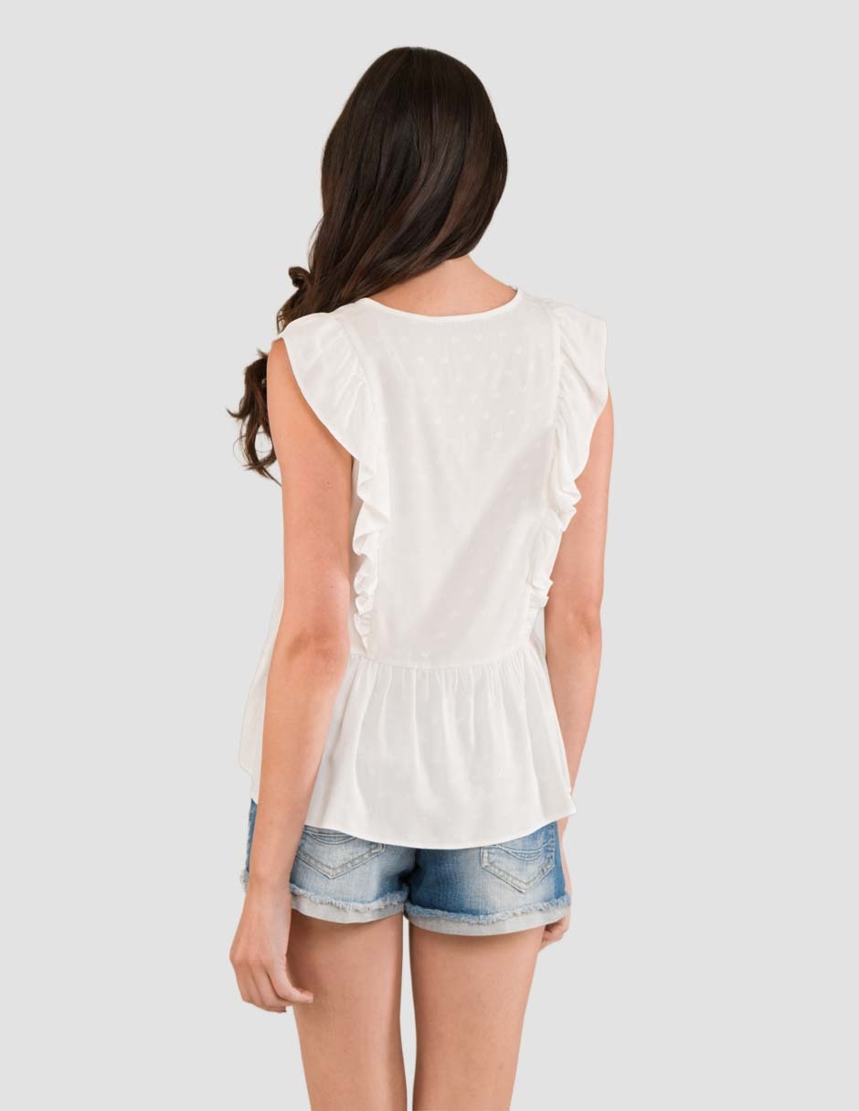 Blusa sin manga para mujer 4