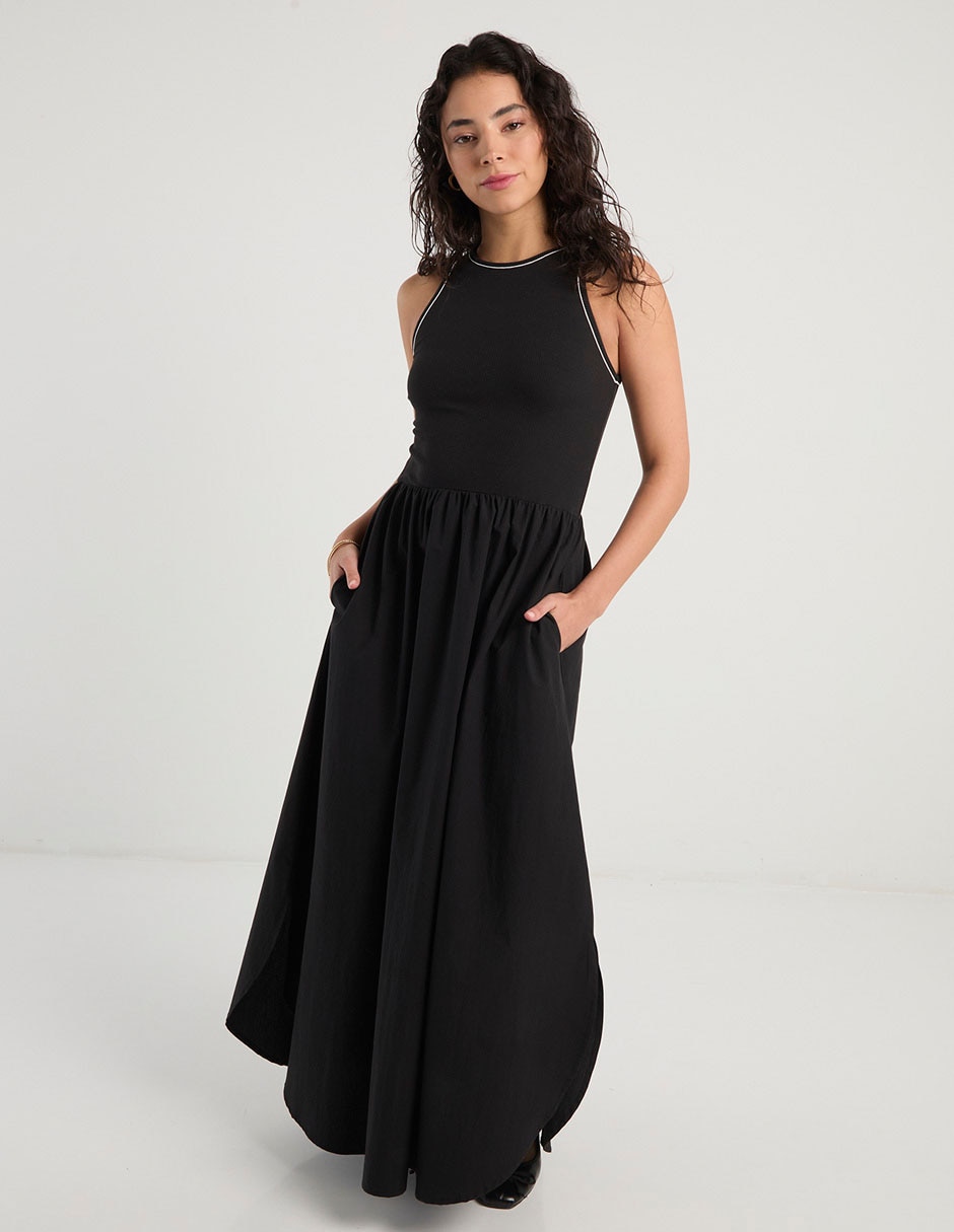 Vestido largo casual para mujer 2