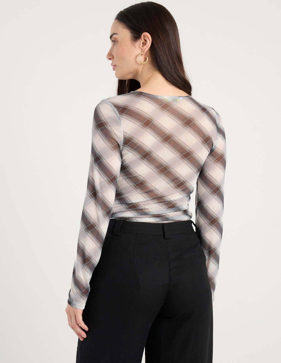 Blusa manga larga para mujer 5