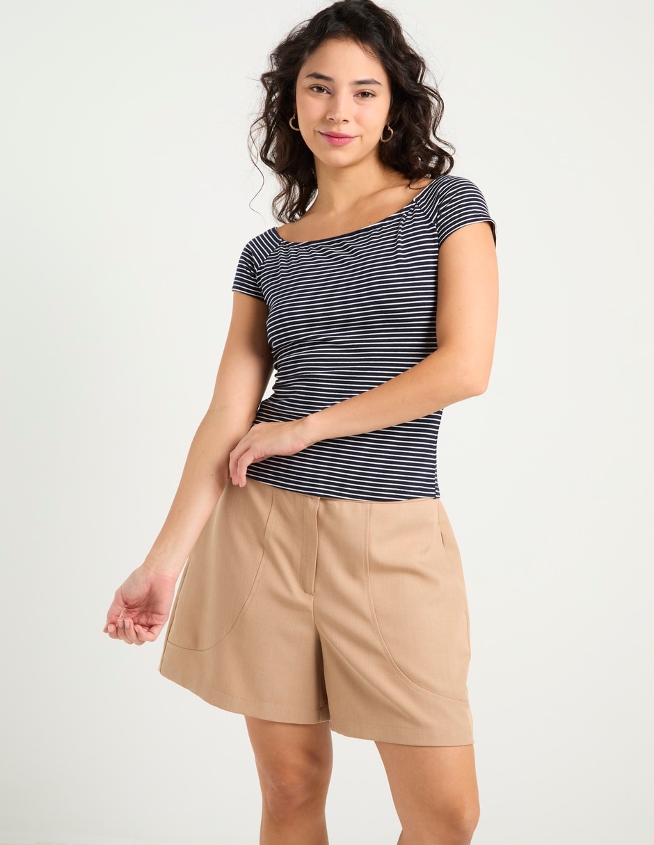 Blusa manga corta para mujer 2