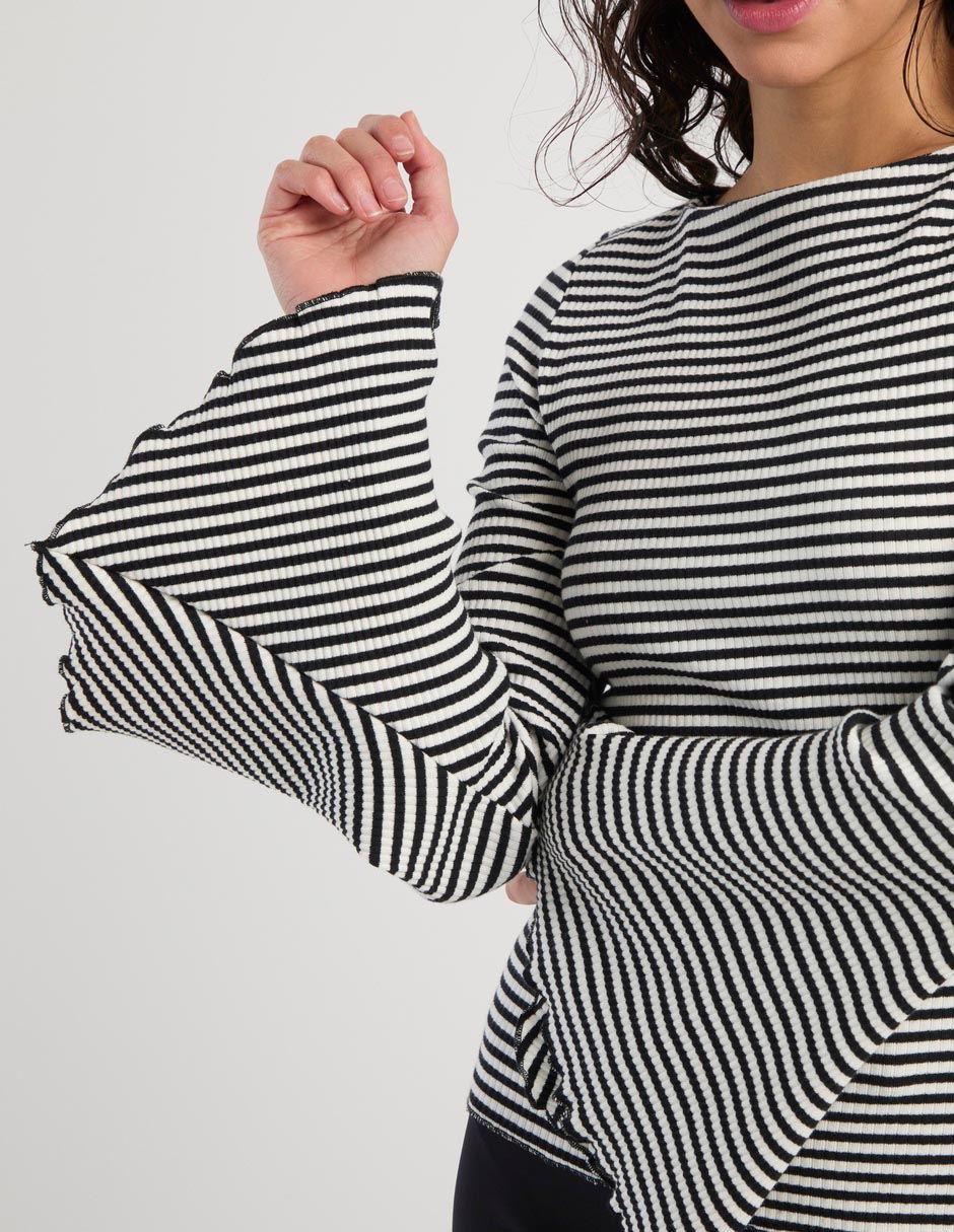 Blusa manga larga para mujer 4