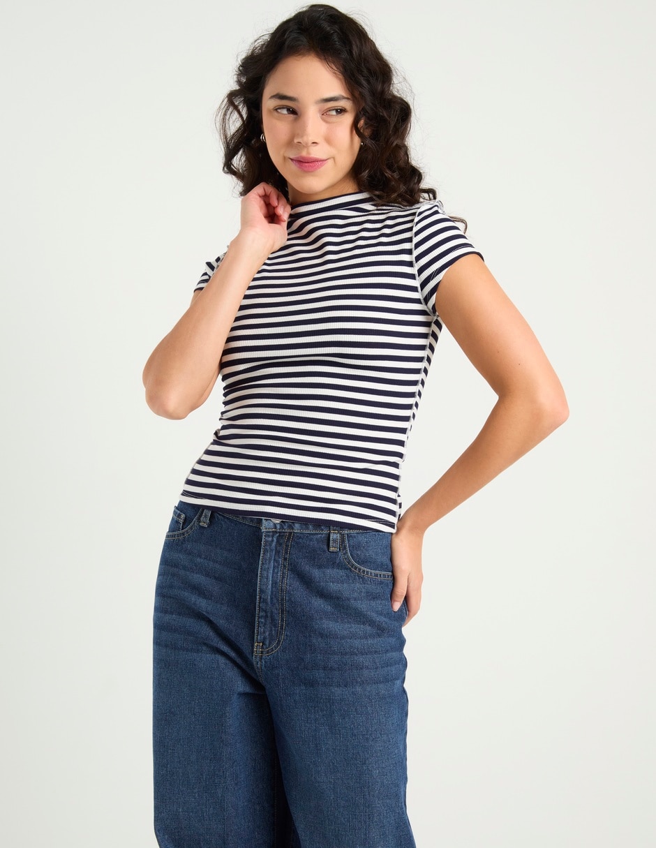 Blusa manga corta para mujer 2
