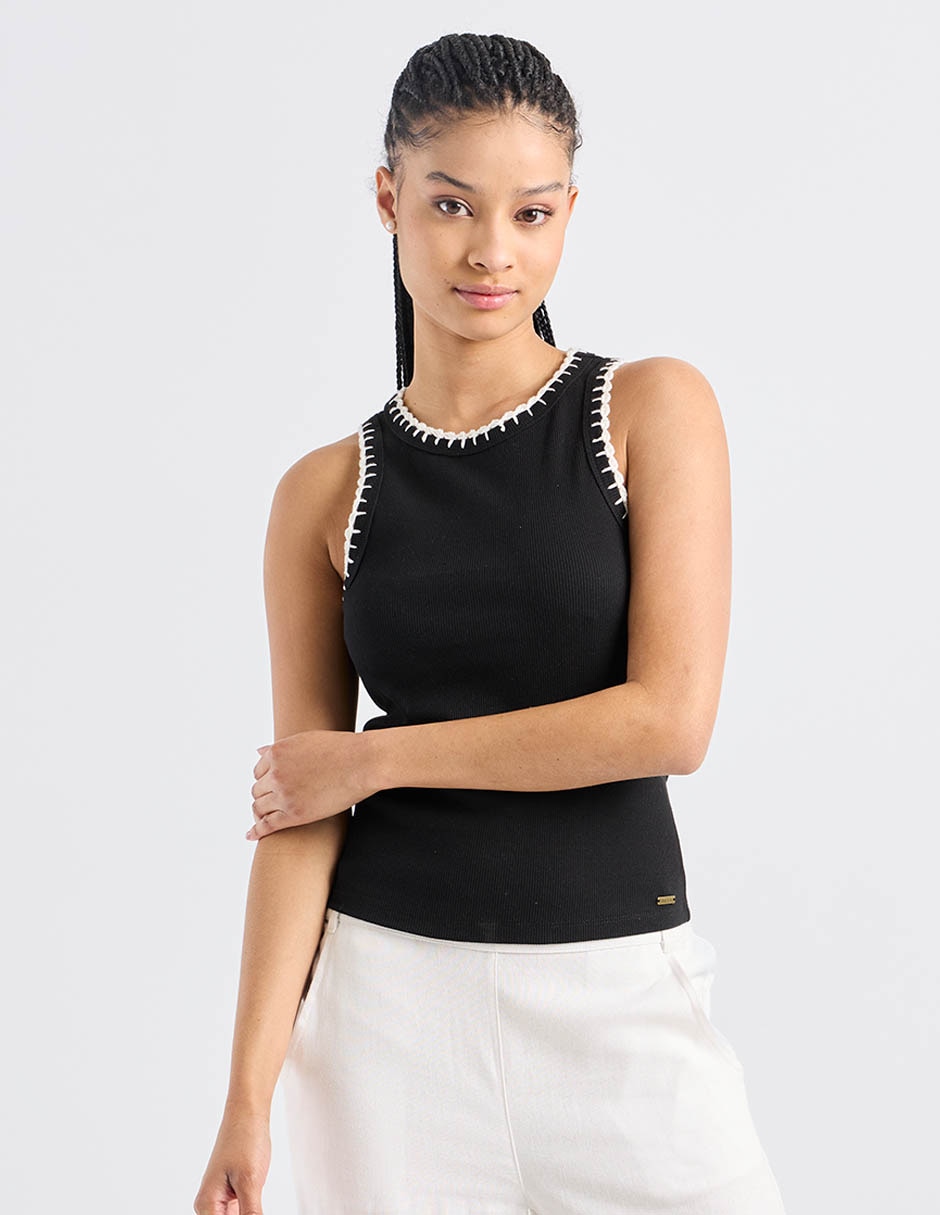 Top cuello redondo tirante ancho 2