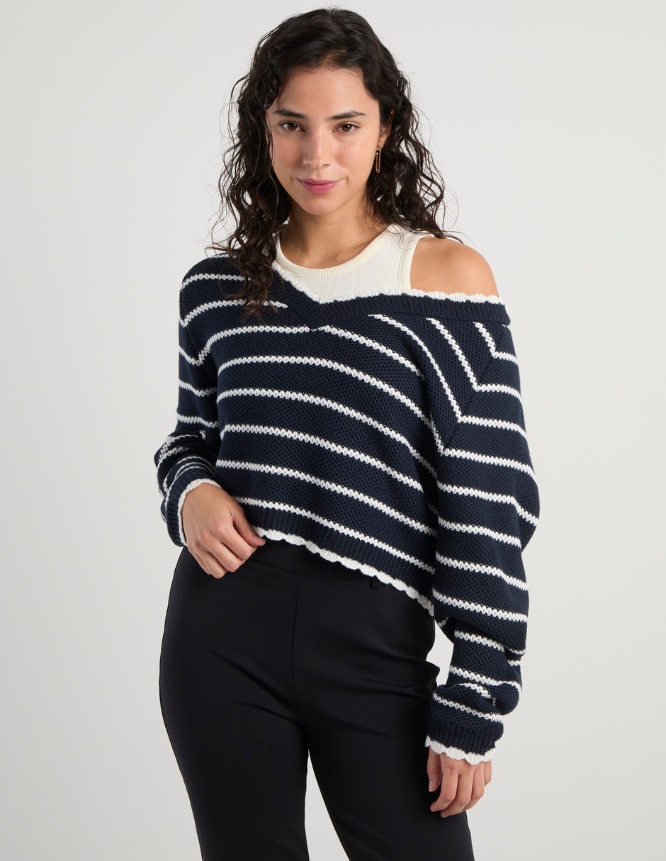 Top escote V