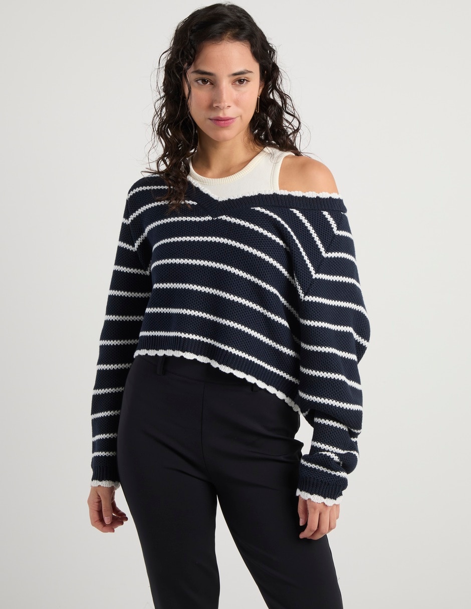 Top escote V 2