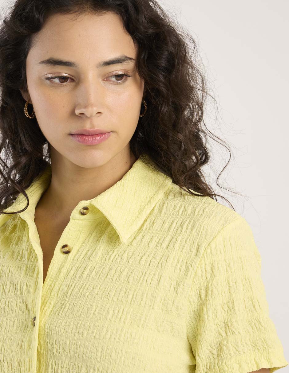 Blusa manga corta para mujer 4