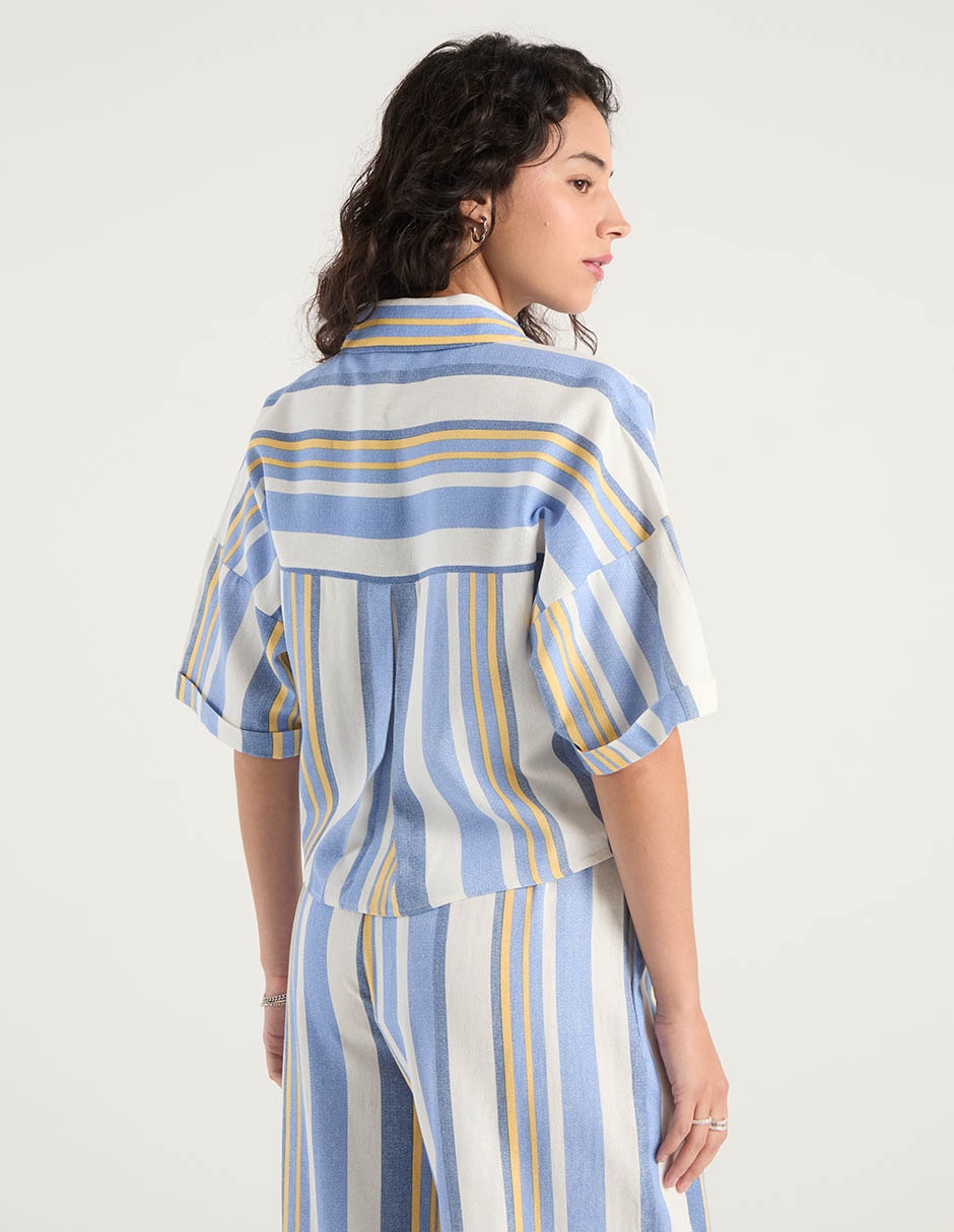 Blusa manga corta para mujer 6