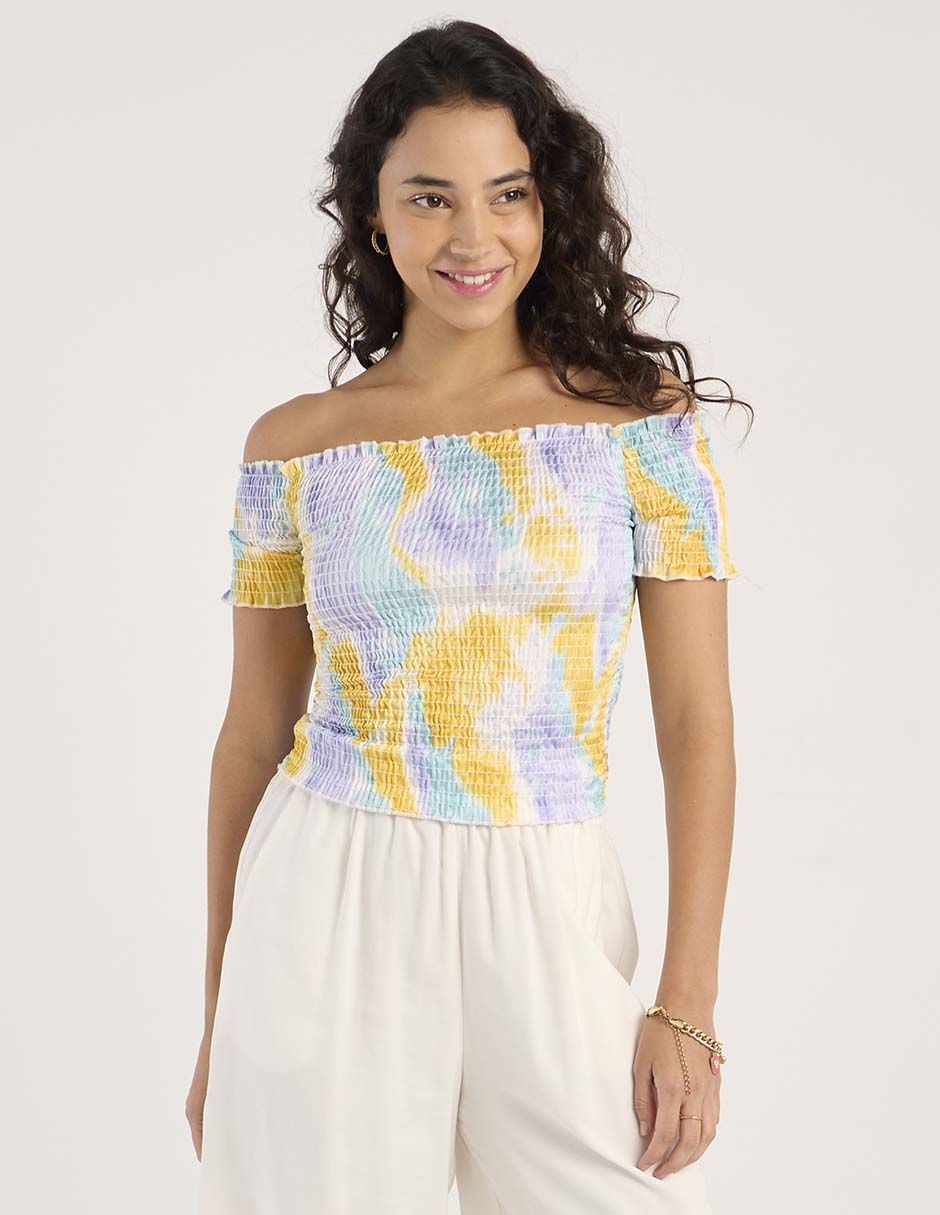 Blusa manga corta para mujer 2
