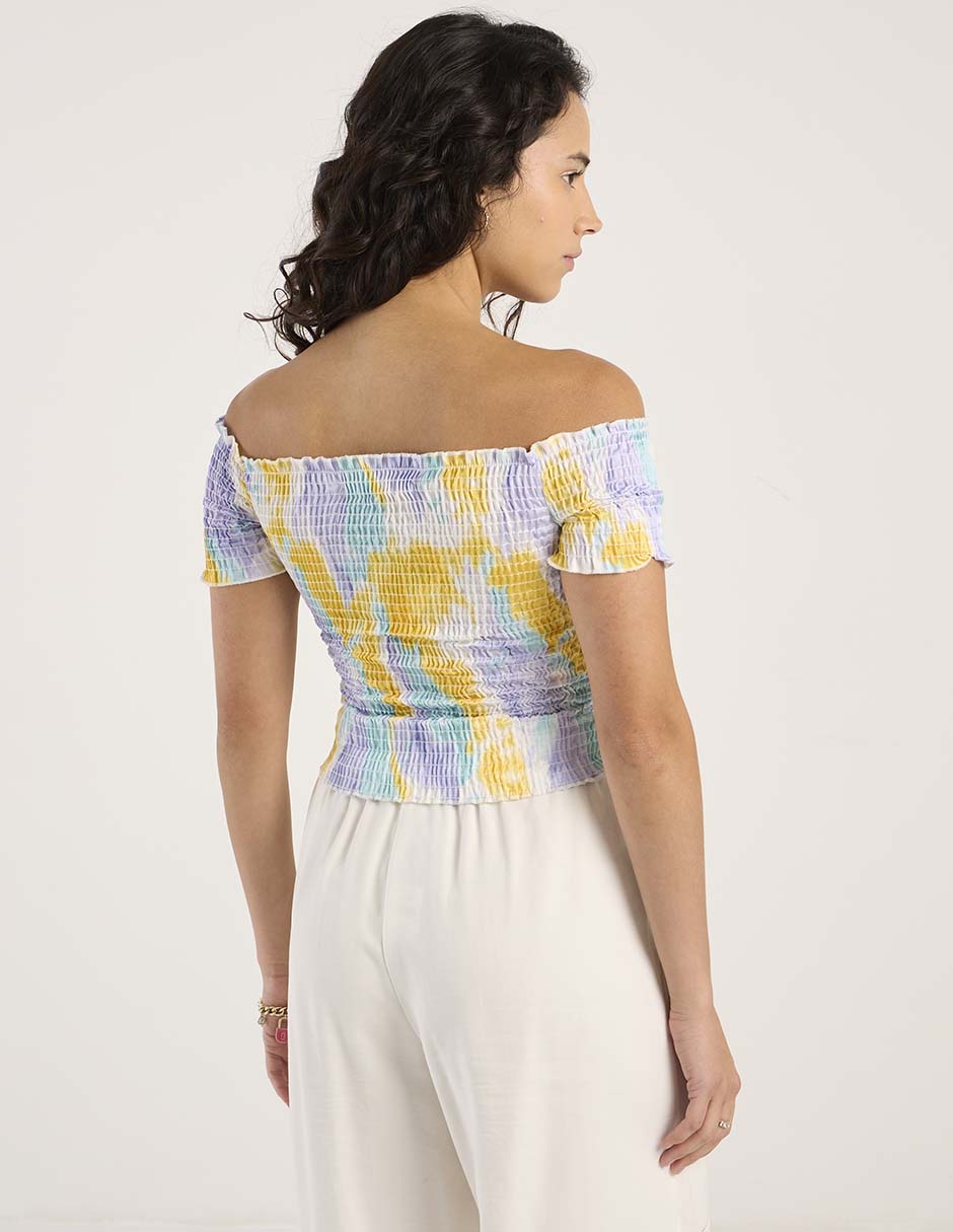 Blusa manga corta para mujer 6