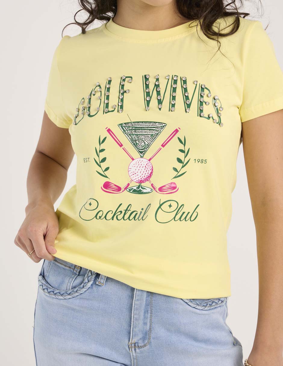 Playera manga corta playera cuello redondo para mujer 5