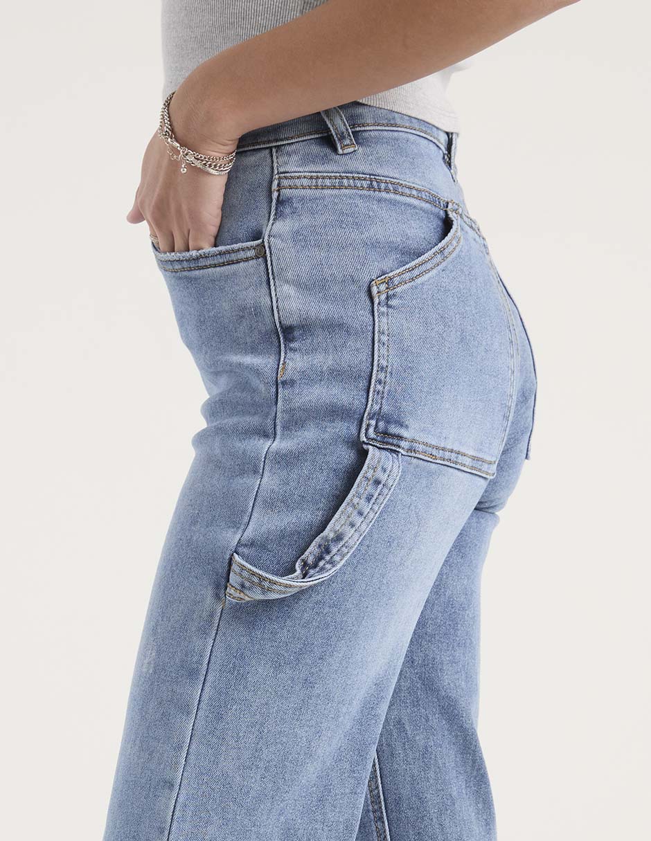 Jeans carpenter straight para mujer 5