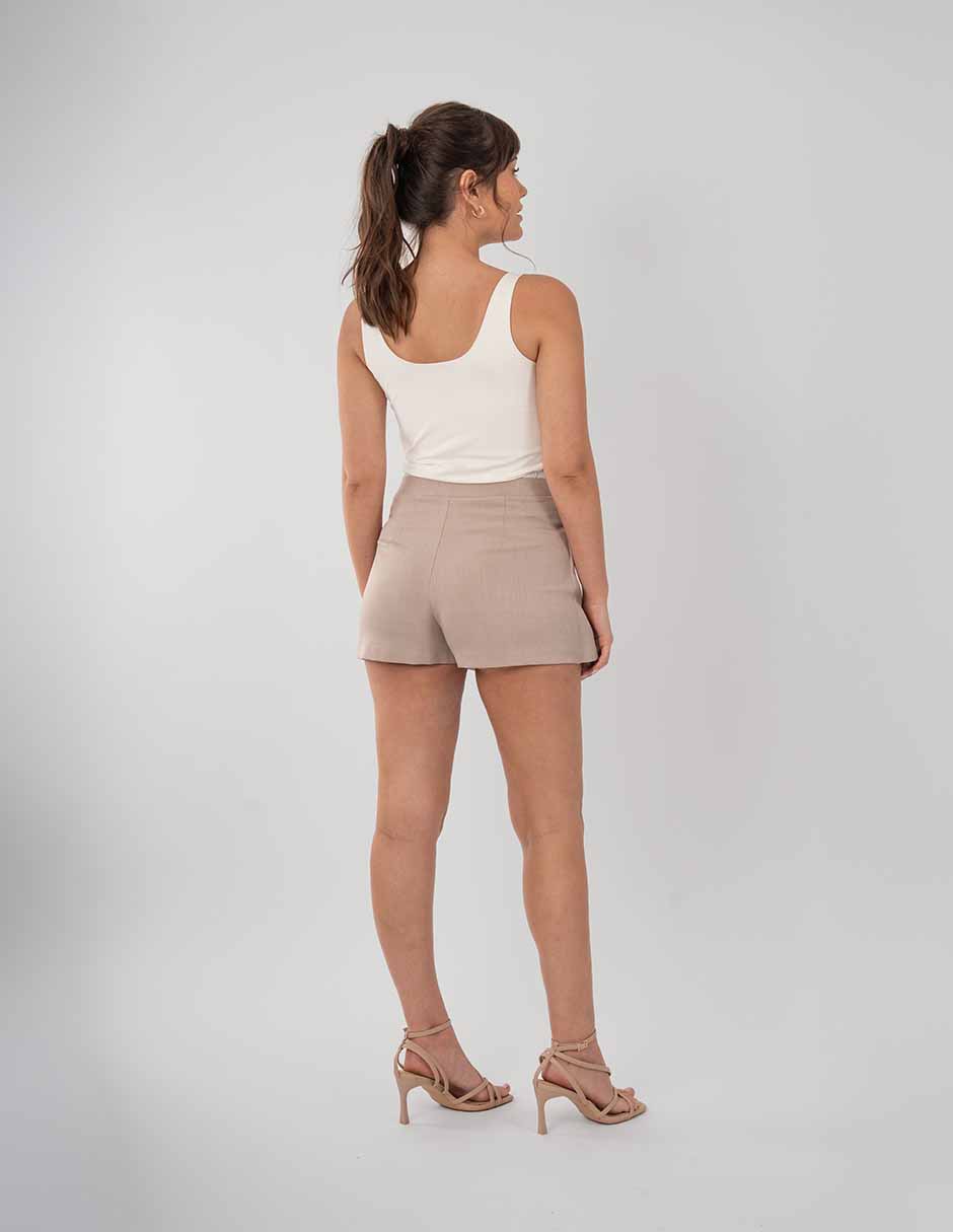 Falda short a la cintura 4