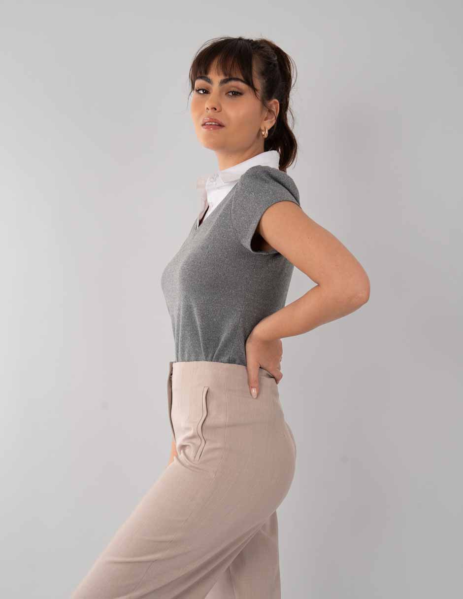 Blusa manga corta para mujer 2