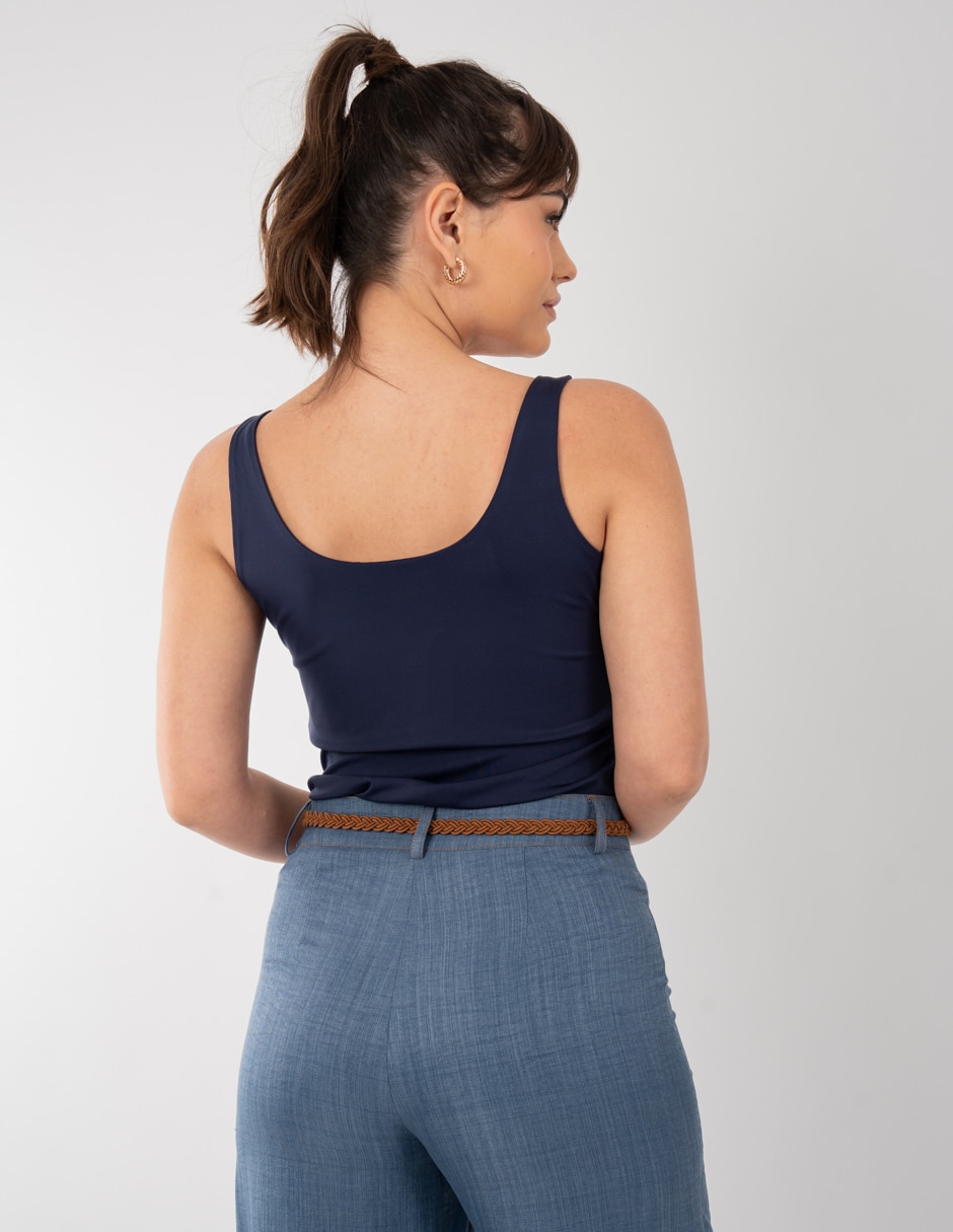 Blusa sin manga para mujer 3