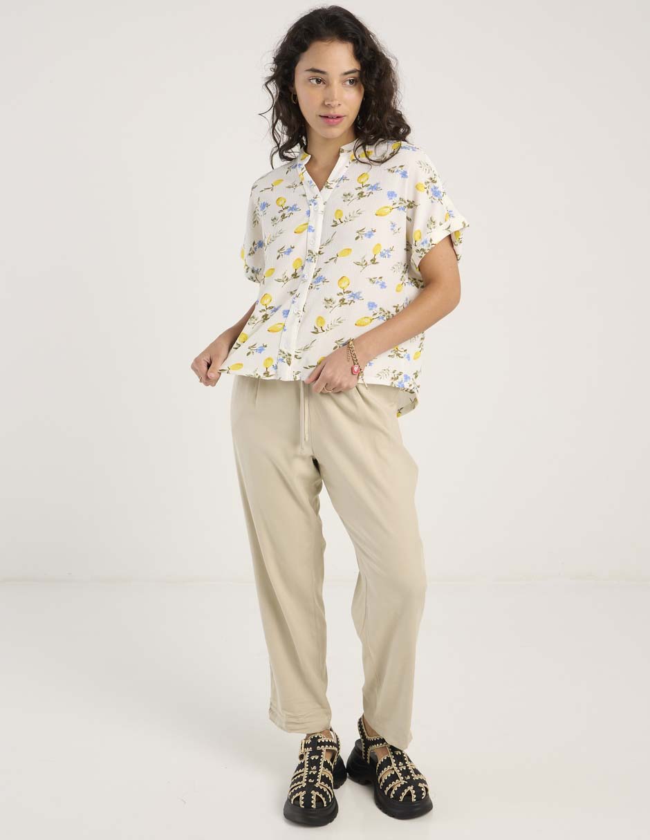 Blusa manga corta para mujer 3