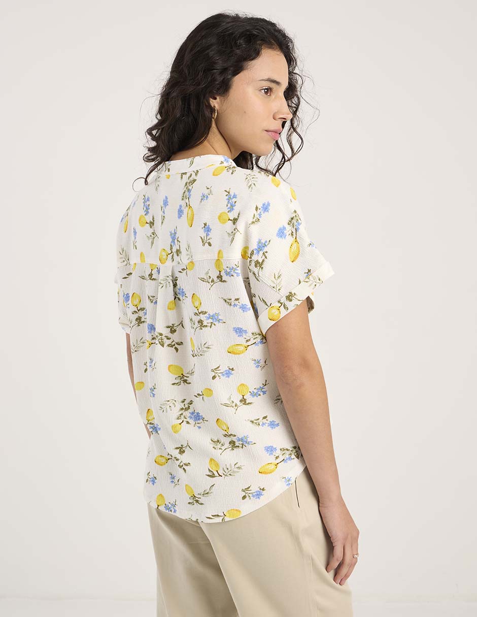 Blusa manga corta para mujer 6