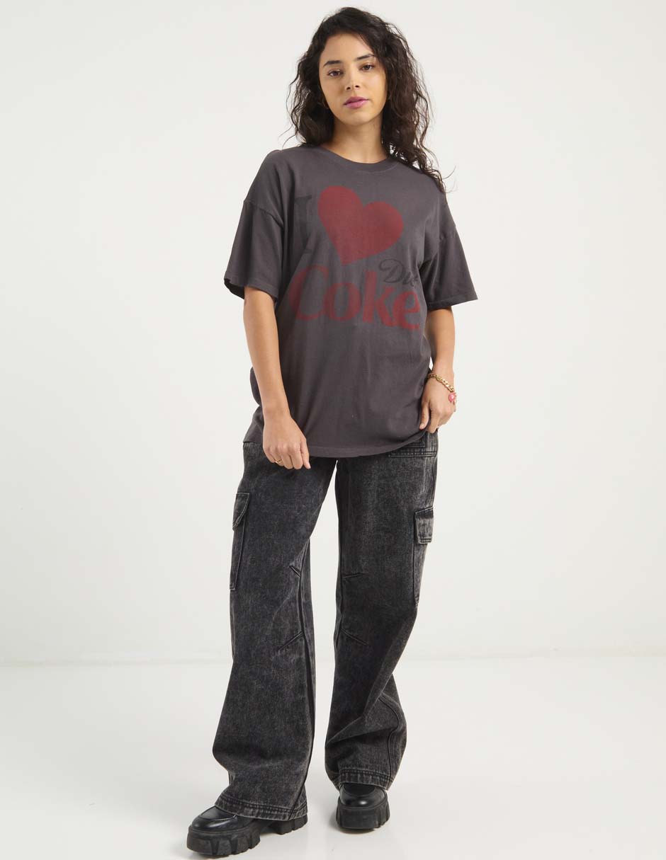Playera manga corta cuello redondo para mujer 3
