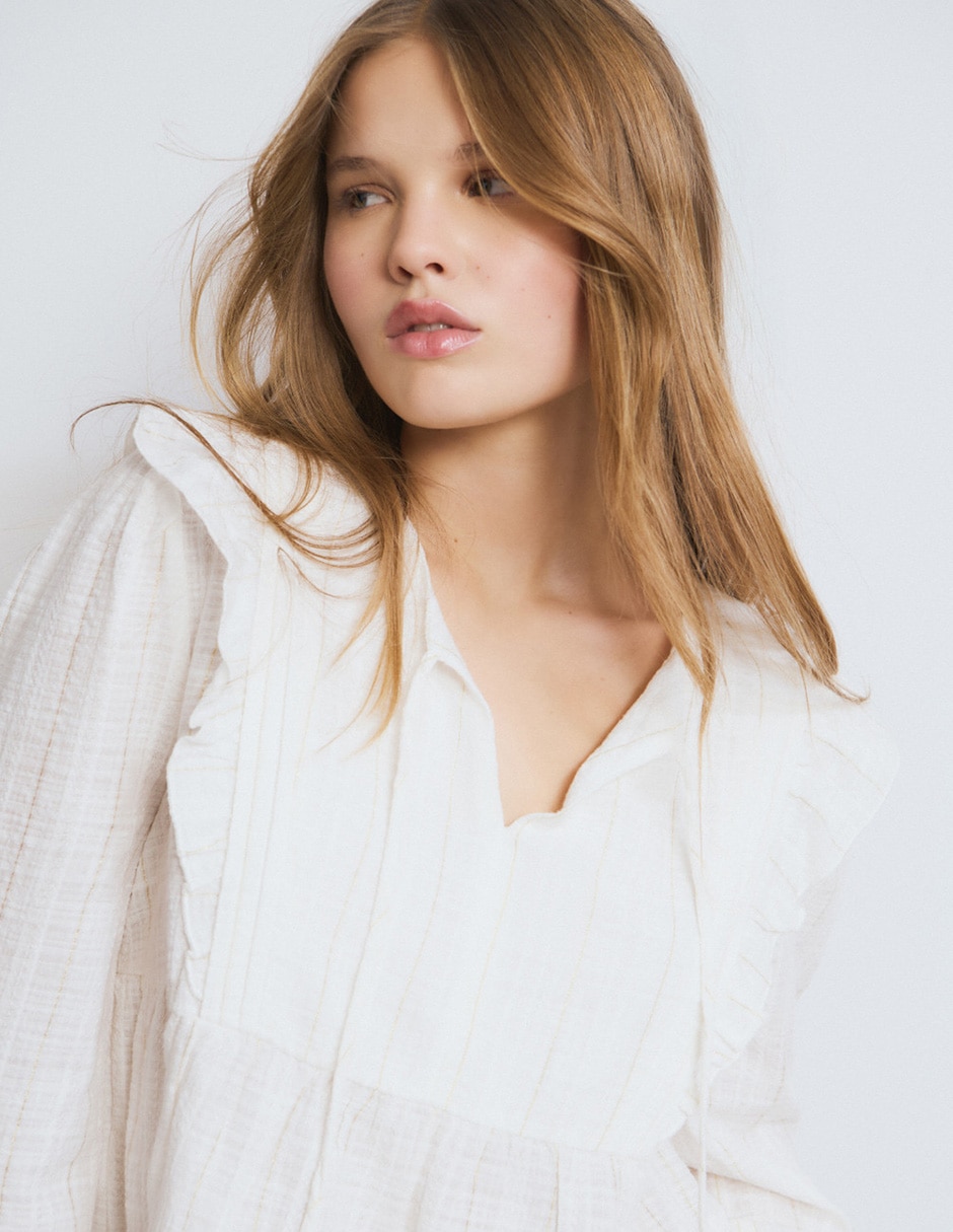 Blusa manga larga para mujer 2