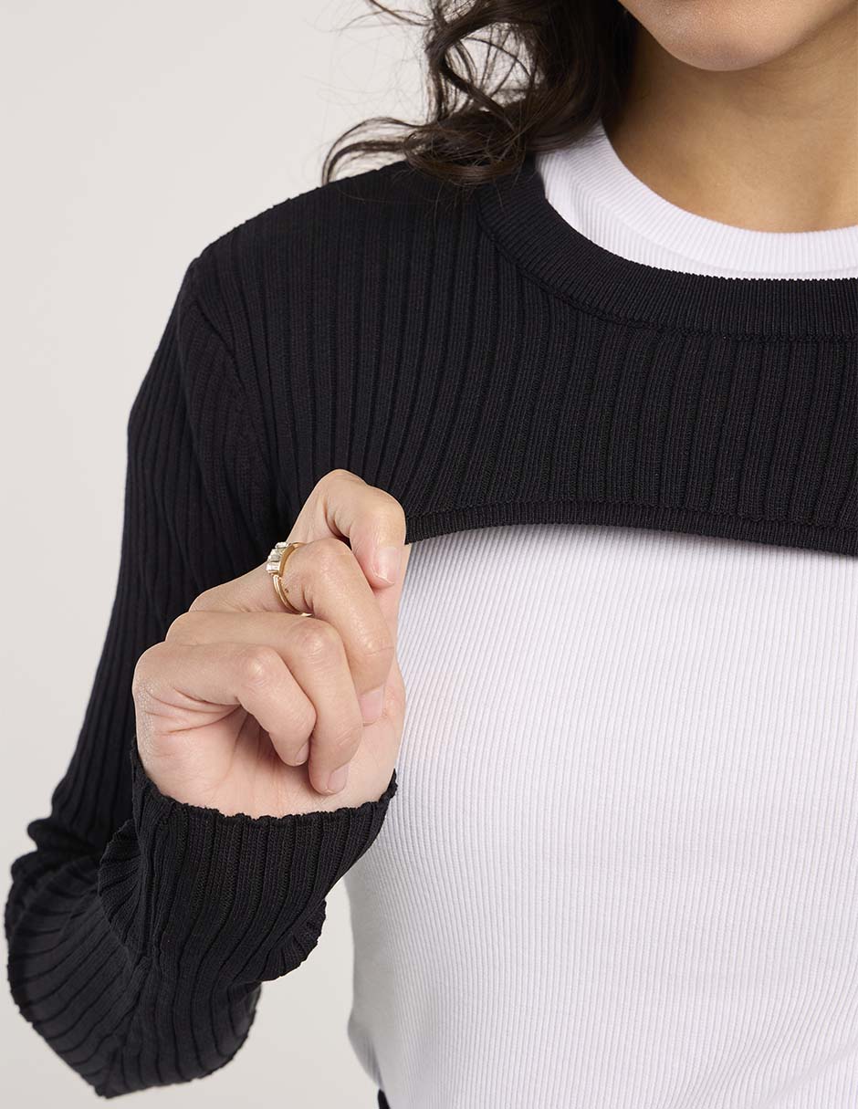 Blusa manga larga para mujer 5
