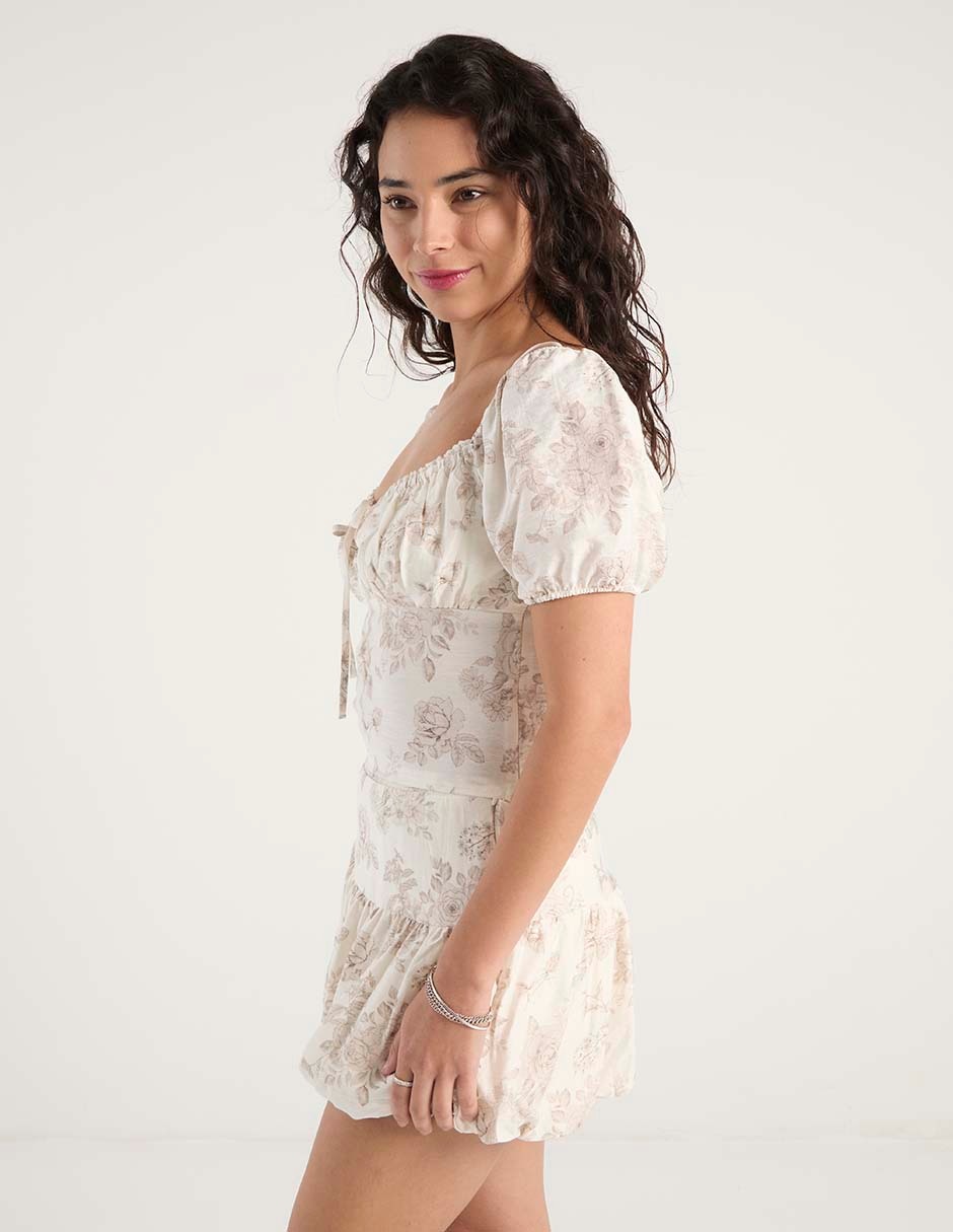 Falda short mini Coffee Bean a la cadera