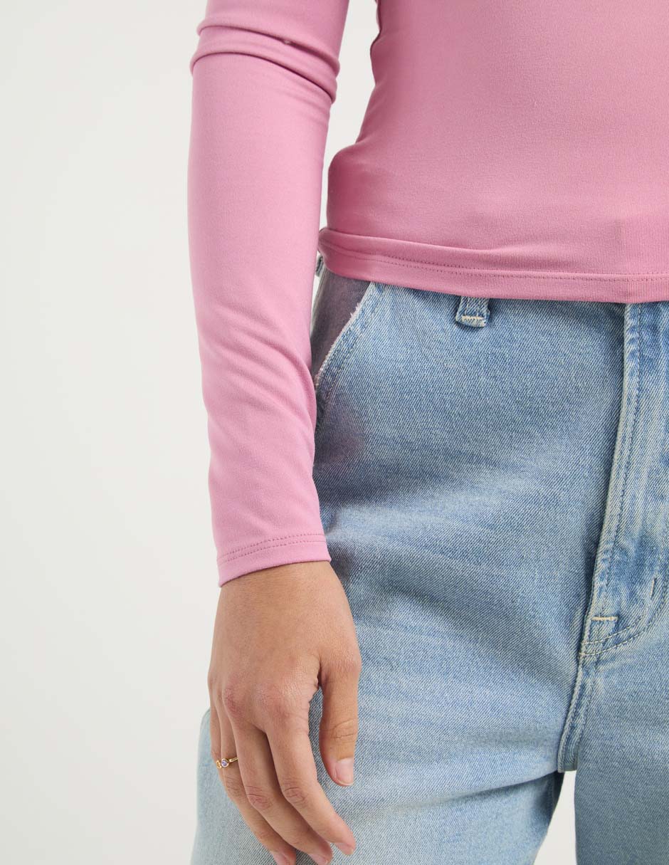 Playera manga larga para mujer 5