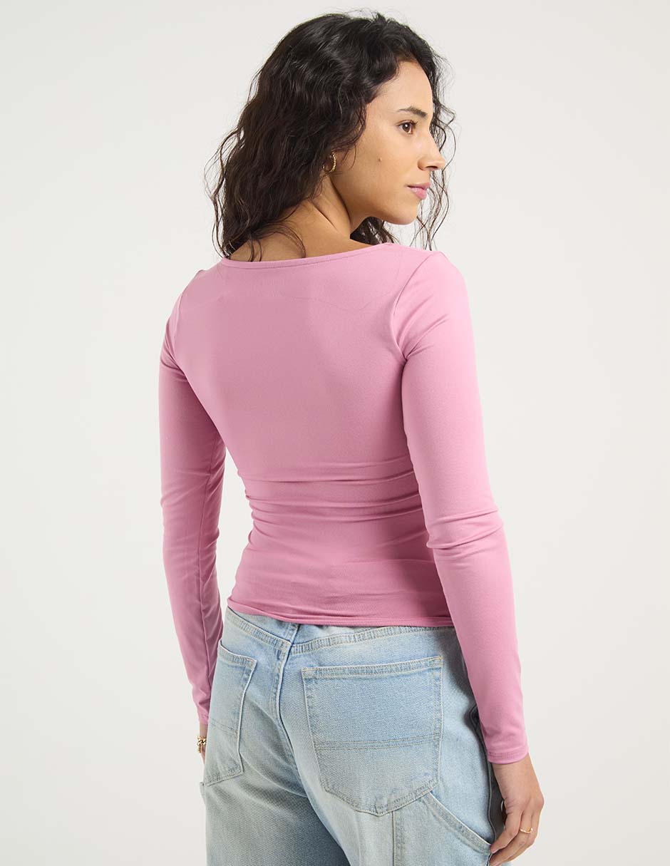 Playera manga larga para mujer 6