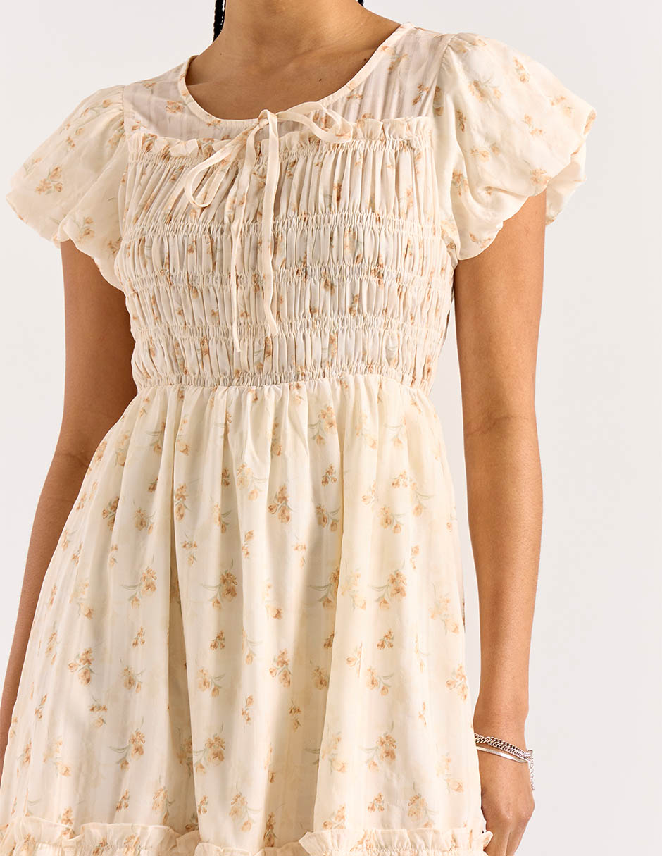 VESTIDO COFFEE BEAN ND316, G, AMARILLO