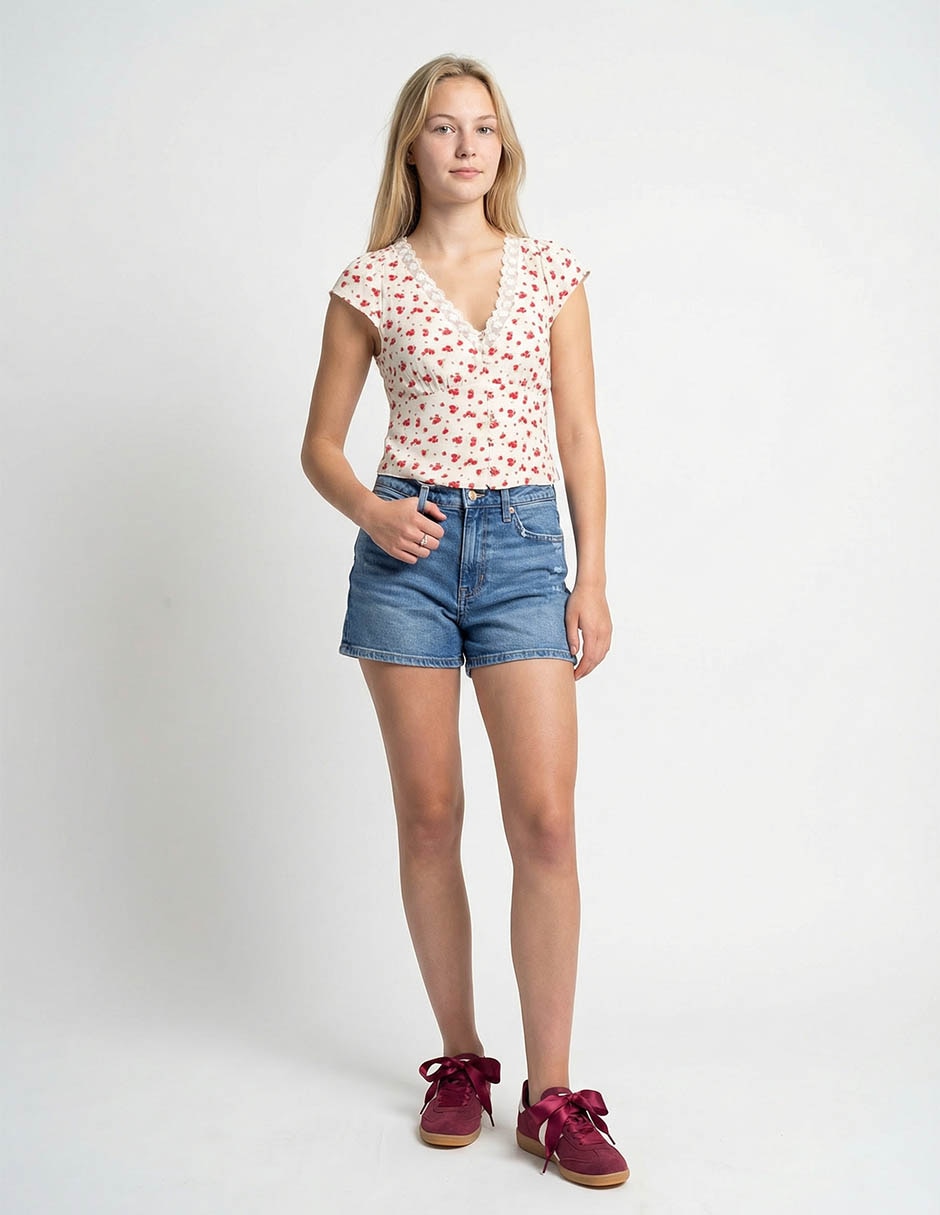 Short de mezclilla para mujer 3