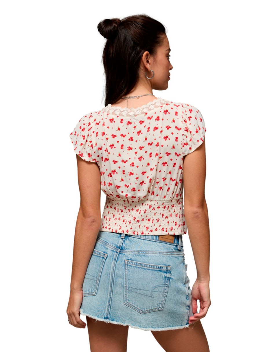 Blusa manga corta para mujer 2