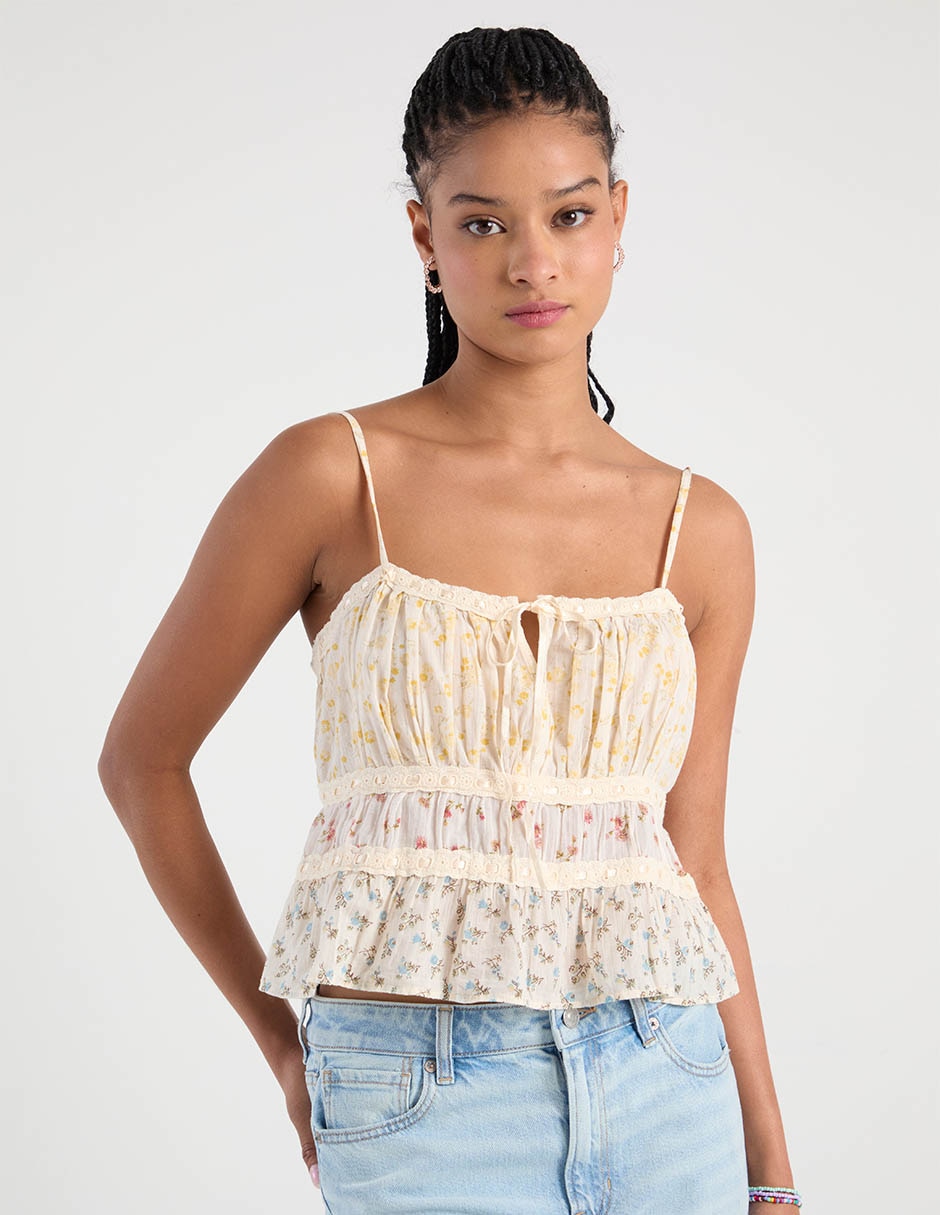 Top escote cuadrado tirante ajustable 2