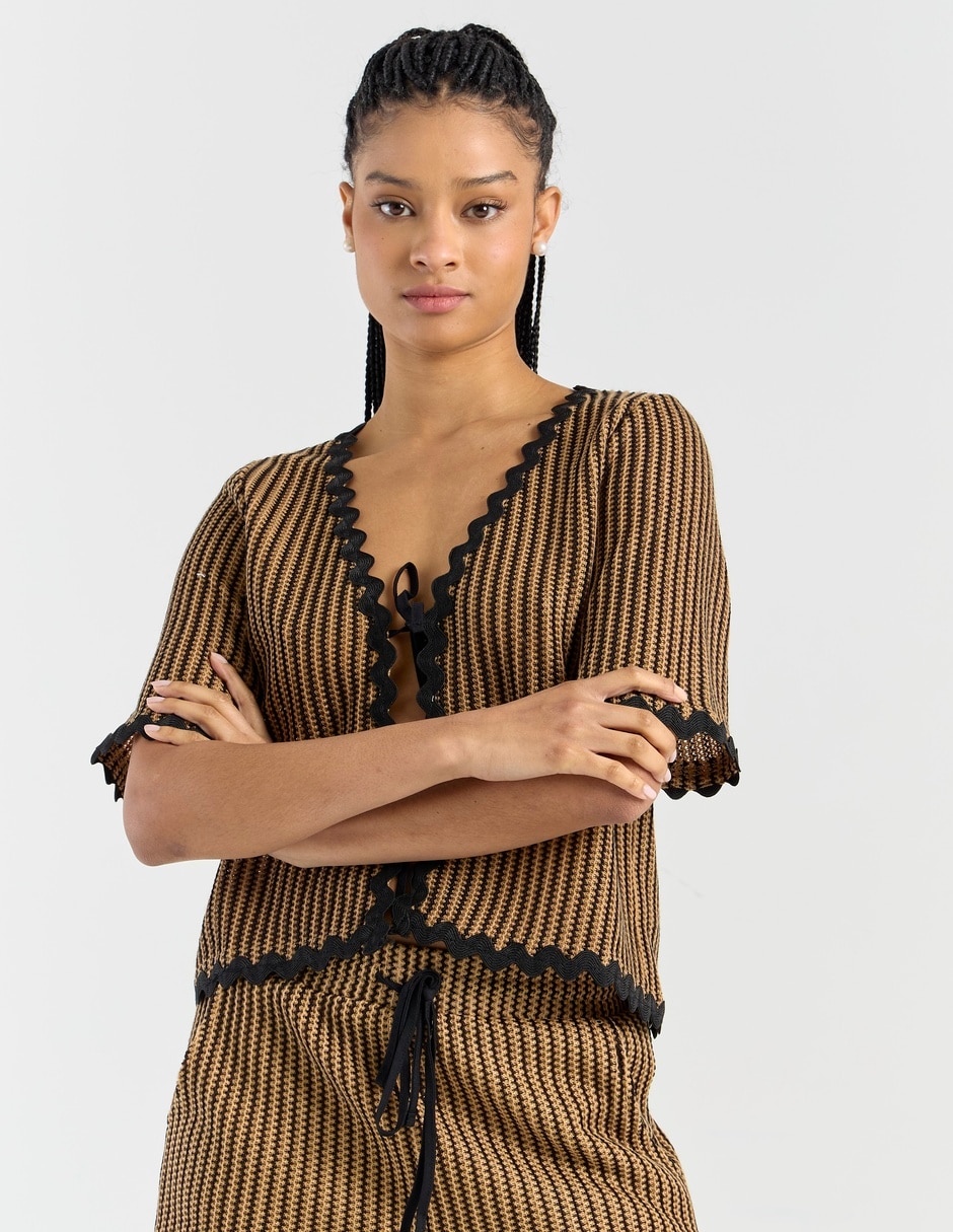 Blusa manga al codo para mujer 2