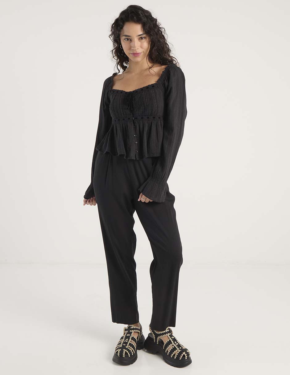 Pantalón jogger relajado para mujer